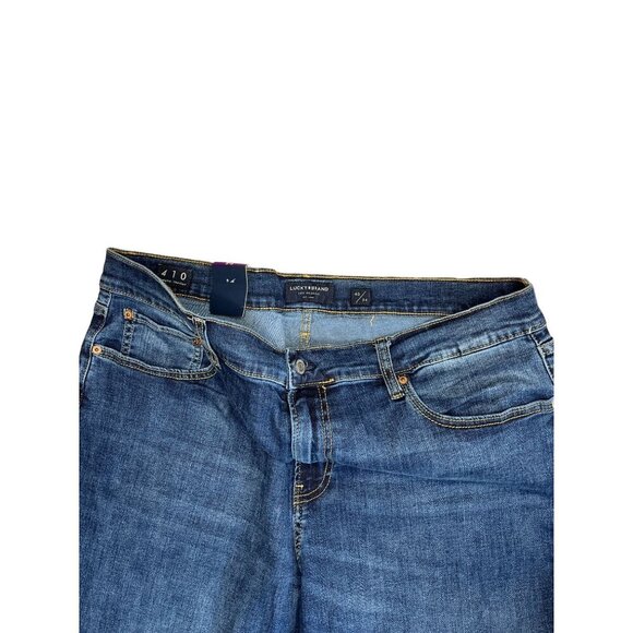 Lucky Brand 410 Athletic Straight Fit Men's Jeans - Dark Wash Size 40x34 - Picture 4 of 6